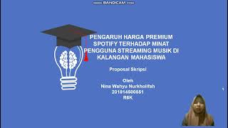 Metode Penelitian - Simulasi Seminar Proposal (R6K) | Nina Wahyu Nurkholifah