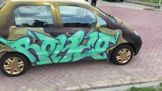 custom painted daewoo matiz