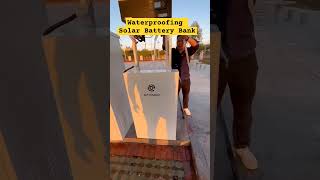 Waterproofing Solar Battery Bank #tamil #music #tamilsong #shortsfeed #solarpower #youtubeshorts