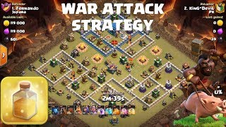 TH12 TH11 War attack Strategy | PK vs 3Spana