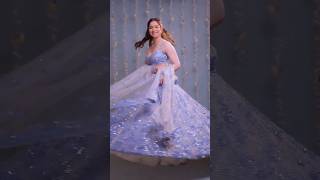 #ojaduhairejadu 💖 Sara Tendulkar's beutiful short video in Blue fairy Lehenga #shorts #saratendulkar