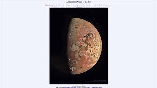 Astronomy Picture of the Day - October 23 -  Moon Io from Spacecraft Juno