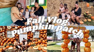 FALL VLOG 🍂| PUMPKIN PATCH | FALL SEASON | FALL FAMILY ACTIVITIES🧡