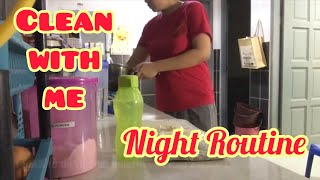 CLEAN WITH ME | Night routine | Suri Rumah Malaysia