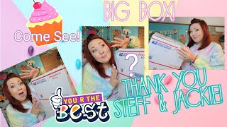 BIG BOX FROM STEFF AND JACKIE 💋💌💋 @nlovewithreborns2011 @heart2heartbabies