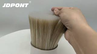 White Mixture Yellow Solid PBT Synthetic Brush Filament for Paint Brush