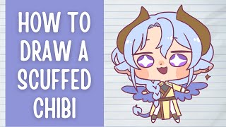 【Art Tutorial】How to Draw a Scuffed Chibi