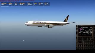 [FSX] PMDG 777-300ER SIA8 WSSS to RKSI on VATSIM! 18MAY2017 (Landing)