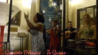 Quinteto D'Amore - Te Quiero --- Restaurante bar Floridita, Havana Cuba - 23 Sep 2016