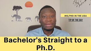 Can I do a PhD without Masters? | How to maximize your chances for a PhD Position