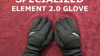 Specialized Element 2.0 winter cycling gloves review.