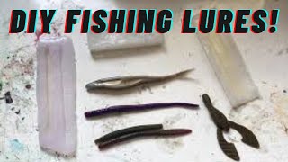 How to Make Soft Plastic Fishing Lures for CHEAP! (Silicon Mold)