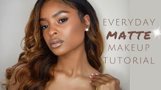 EVERYDAY MATTE MAKEUP TUTORIAL FOR WOC  [ BEGINNER FRIENDLY ] | KRYSSARTT