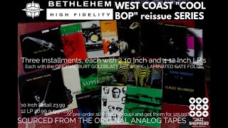 #512 JAZZ SHEPHERD RE ISSUE SERIES...  BETHLEHEM WEST COAST COOL BOP