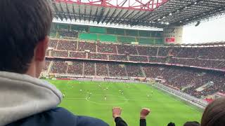 Milan Udinese 3-2 curva sud Milano 19/01/2020