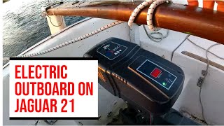 Update on Max 350 Electric Outboard on Jaguar 21 with two 48Lion 50ah and Ebike Dual Load Balancer