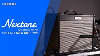 BOSS Nextone Artist/Stage - Sound Example for 6L6 power amp type