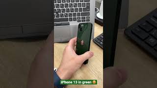 iPhone 13 in green 😍❤️