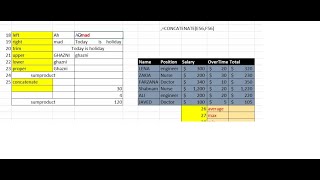 Excel formula part 2 see more details in the video Teacher: Aziz Hassani