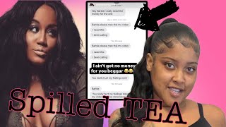 GhettoBarbie SPILLS TEA on Ex bestie Jhonni Blaze🤐🍿Big boogie 🍆stink😮+more exposed