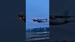 Antonov An-124 SNOWY SWITZERLAND Departure!