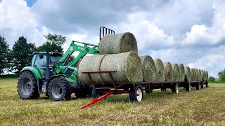 Making This Years 1st Cut Hay/Baylage For Our Dairy Cows