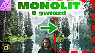 🎨 Sztuczny MONOLIT ruchu 8 gwiazd i pozdrowienia z lasu od Matki Natury | Affinity Photo po polsku !