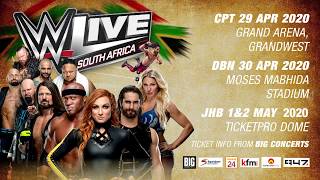 WWE LIVE™ returns to South Africa!