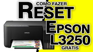 Como Fazer o Reset da impressora Epson L3250, Link Gratis na Descrição.