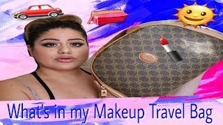 What's in my makeup travel bag