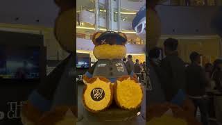 Big bear in Seoul, shopping Mall in South Korea