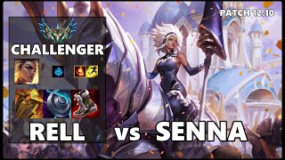 SEASON 12 CHALLENGER Support Gameplay - RELL vs SENNA Patch 12.10