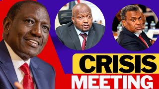 Ruto Night Crisis meeting with Security Chiefs and Advisors after  Embu Backlash