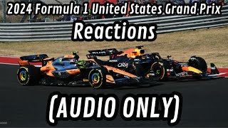 2024 Formula 1 United States Grand Prix Reactions (AUDIO ONLY)