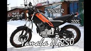 Yamaha XG250 Tricker  Winter Test Start