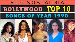 1990 | Countdown Bollywood Top 10 Songs | 90s Nostalgia version