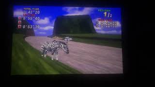 Sega Rally Saturn Desert 3 laps