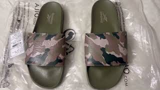 Reebok classic camouflage slides