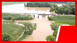 Watch This Insane Mega Flood At Fancy Farm Kentucky In 2023 From A Stunning Drone's Point Of View