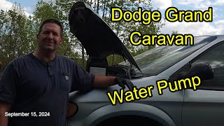 How To Replace Dodge Grand Caravan Water Pump