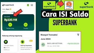 Cara Isi Saldo Superbank Lewat SeaBank | Cara Transfer SeaBank ke SuperBank