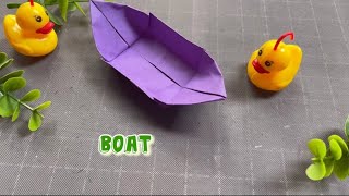 How To Make Paper Boat 🛶 | Origami Paper Boats