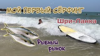 Шри-Ланка. Мой первый сёрфинг. Рыбный рынок. Ужин на вынос.