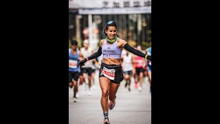 ALE MACHORRO. Maratonista Mexicana con destcada participación en Chicago.