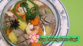 SUP UDANG BASO SAPI ~ @yen2cooking15