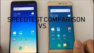 Xiaomi Redmi Note 5 AI vs Redmi Note 3: Speedtest Comparison