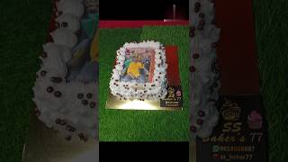 1kg Photo cake | chocolate cake decorating #photocake #shortfeed#yputubeshorts #viral#chocolatecake