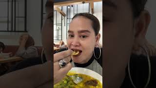 Makan bubur Manado 😋 #mukbang #kuliner #shorts #shortvideo #fyp #viralvideo #kulinerterkini