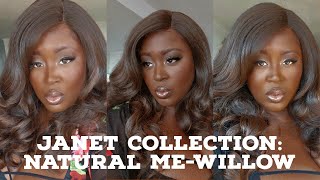 Janet Collection: Natural Me Blowout Synthetic HD Lace Wig Willow #shorts #hdlacewigs #youtubeshorts