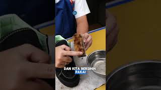 cuci sepatu penuh tanah